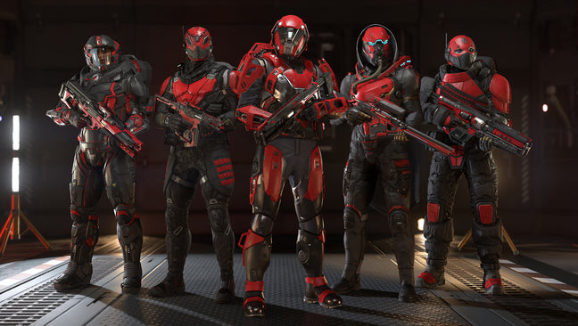 "Red Alert" Weapons & Armor Collection