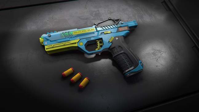 WowBlast "Blue" Desperado Toy Pistol