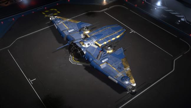 Invictus Blue and Gold Paint for Reliant