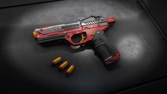 WowBlast "Red" Desperado Toy Pistol